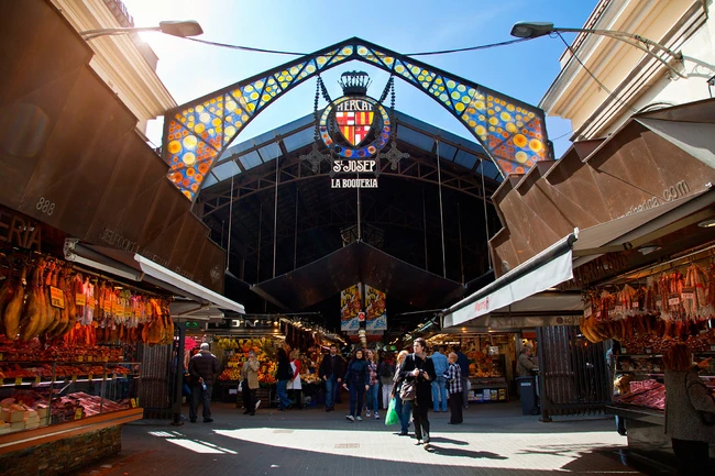 mercado la Boquería de Barcelona