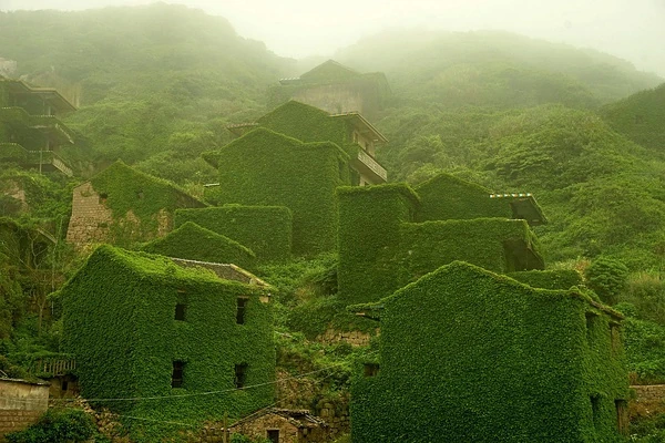 pueblo abandonado china