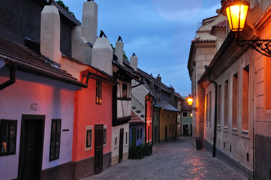 Callejón del oro en Praga