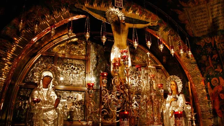 Interior de la Iglesia del Santo Sepulcro