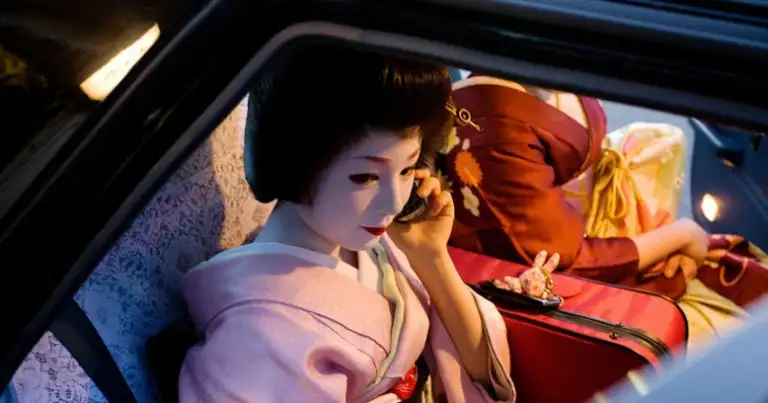 Komomo, geisha de 26 años de la escuela de geishas de Kyoto