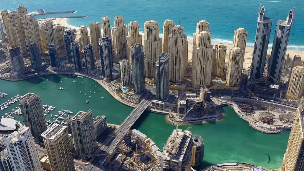 Vista superior en Dubai que hacer en dubai