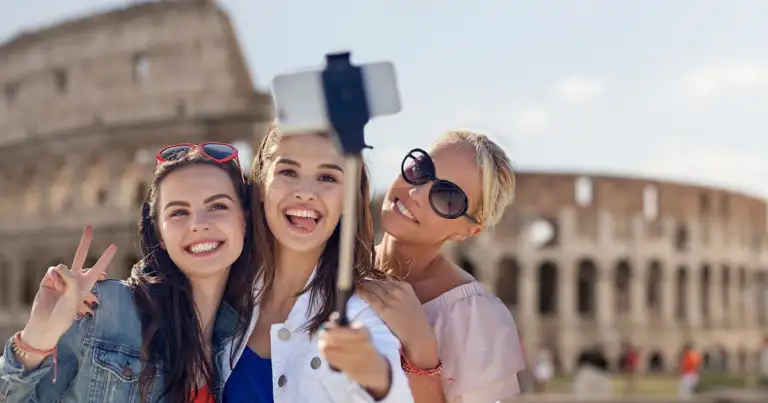 amigas de vacaciones