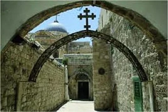 Barrio cristiano en Jerusalen