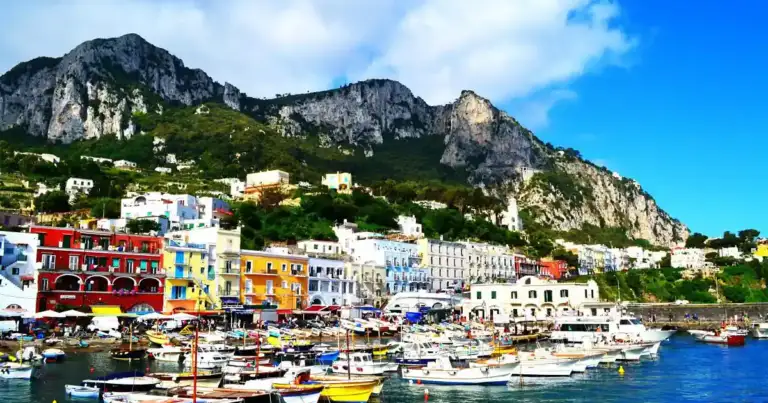 Capri en el tirreno
