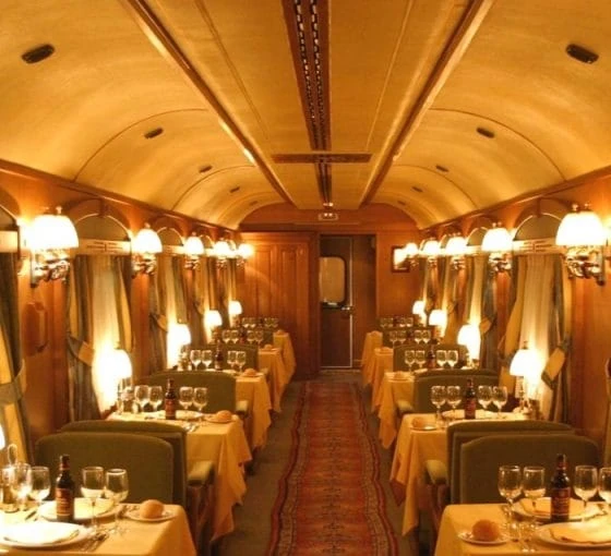 comedor tren de lujo