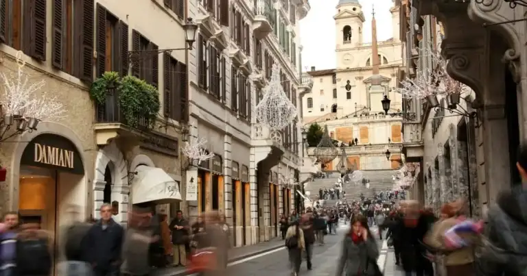calles comerciales de italia