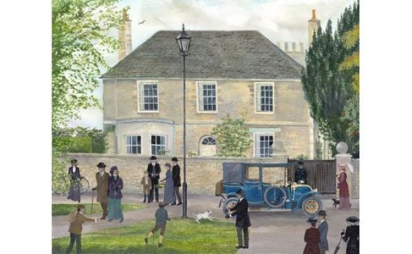 Churchgate House, la antigua rectoría de Bampton que hace de casa de Isobel Crawley en Downton Abbey