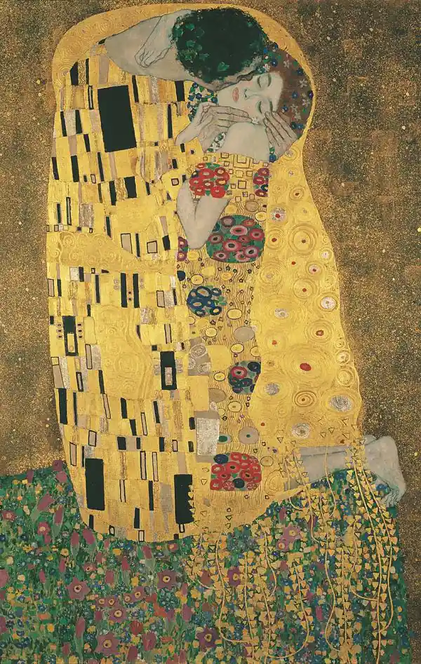 Pinturas famosas El beso, de Klimt