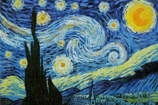 La Noche Estrellada de Vincent Van es una de las pinturas más famosas del mundo