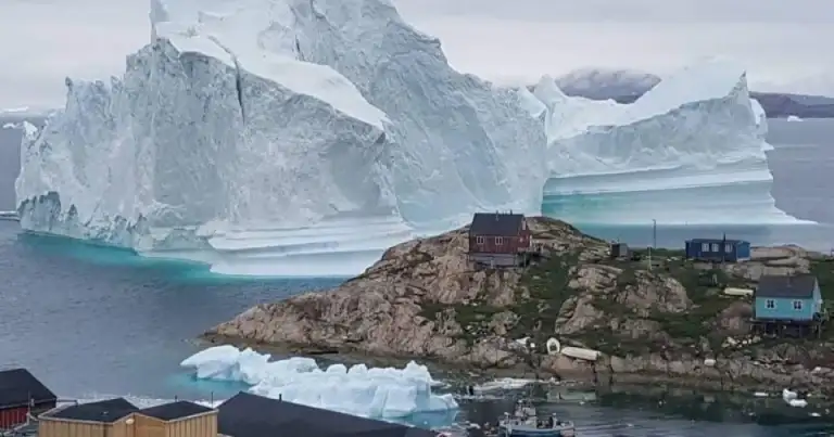 ruptura de un glaciar