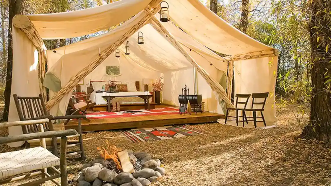 que es glamping