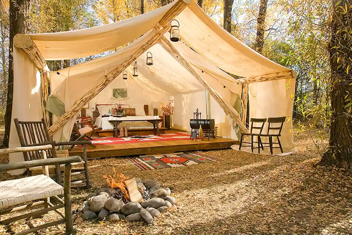 que es glamping