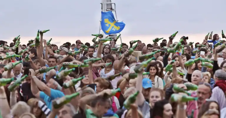 fiesta de la sidra en gijon