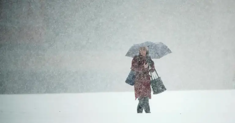 nieve en Nueva York