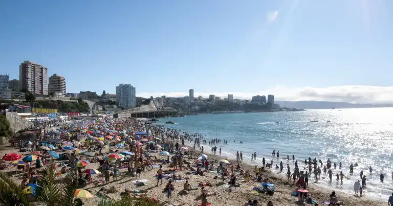 viña del mar playa reñaca