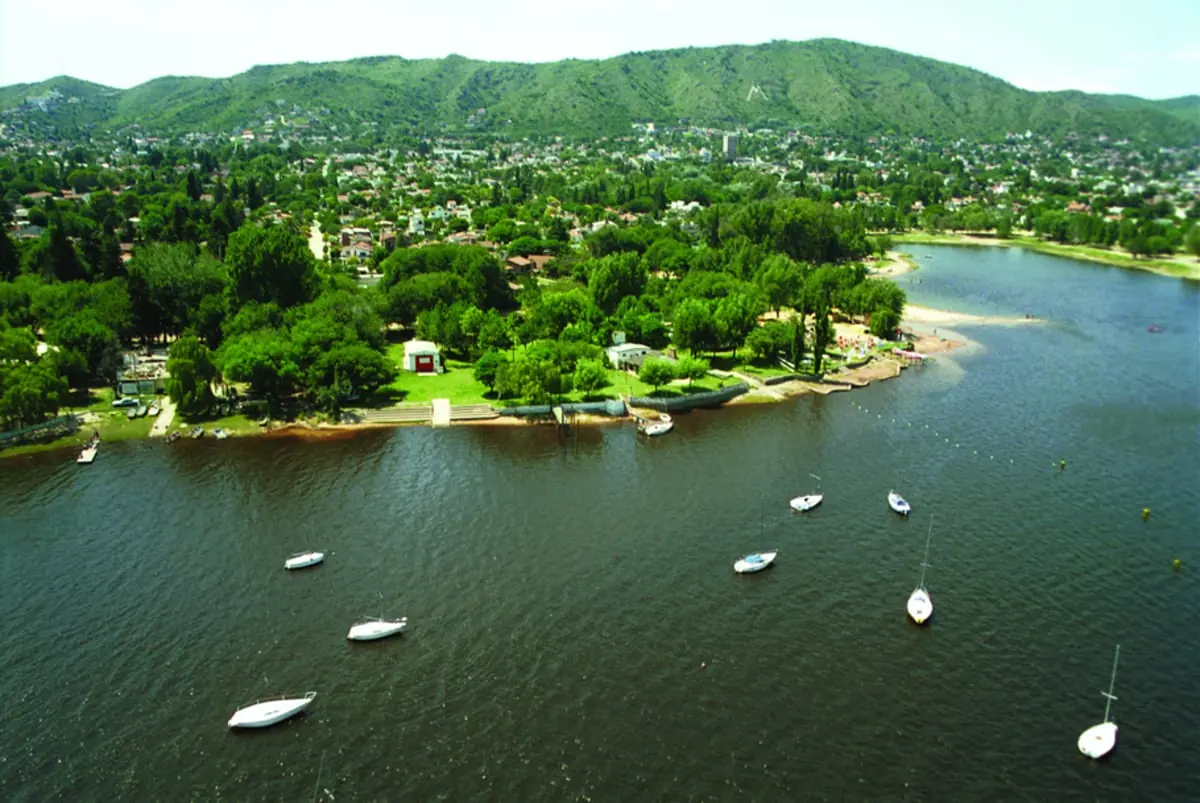 Lago San Roque, en Villa Carlos Paz.