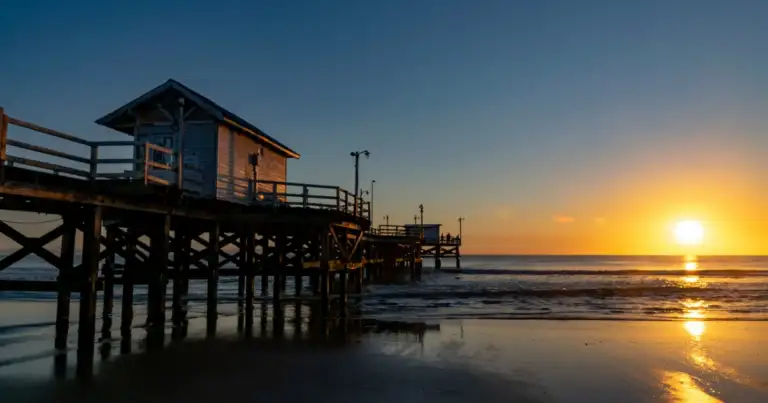 Atardecer en la Costa Argentina desde la playa