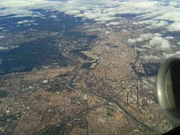Vistas aéreas de Madrid