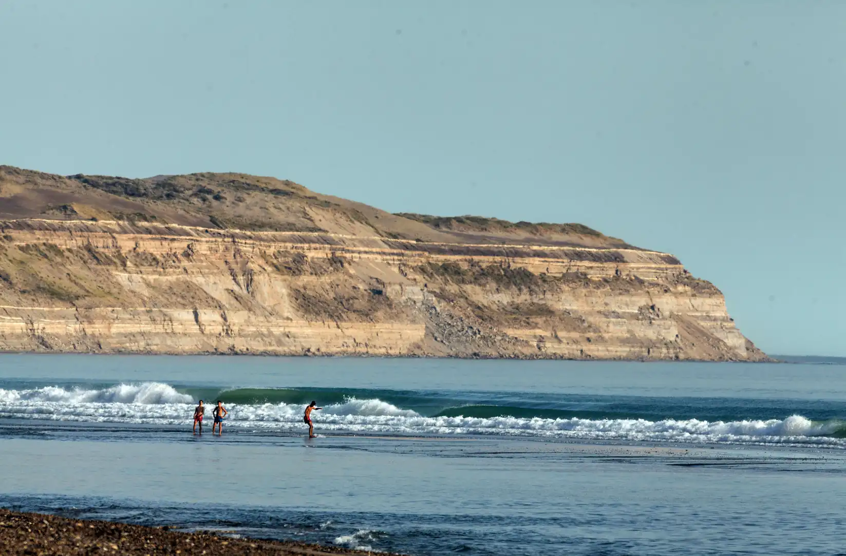 Playa de la Bahía Creek en Río Negro