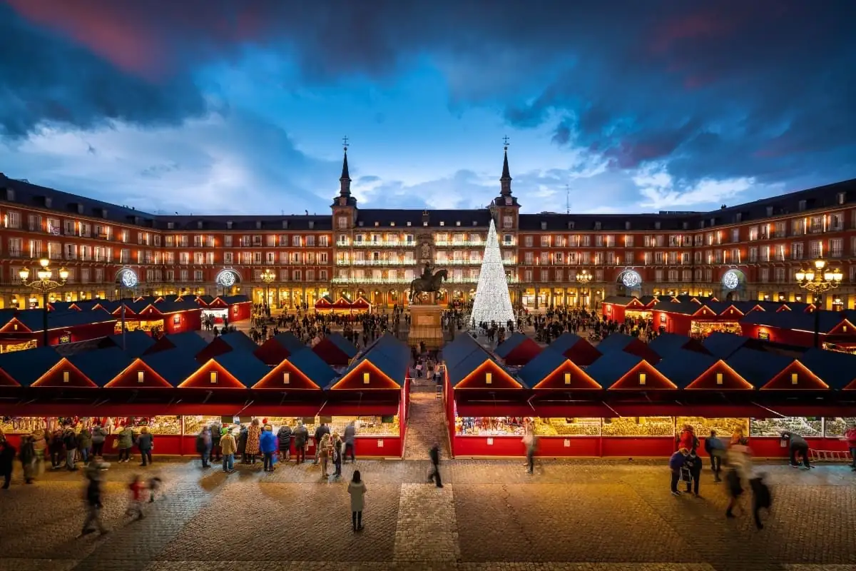 mercado de navidad plaza mayor