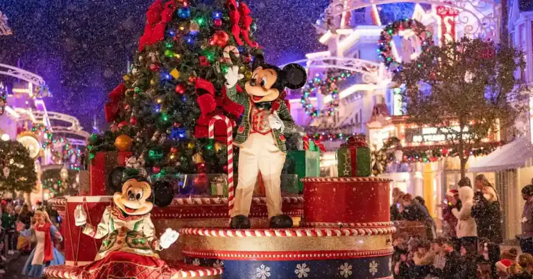 Navidad en disneyland 2025
