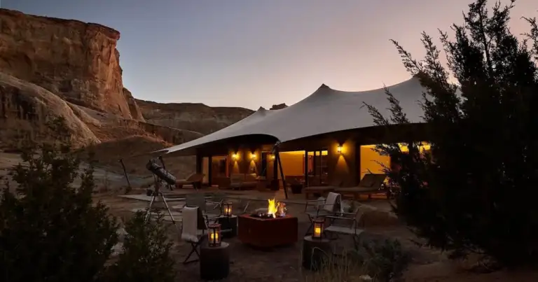 Camp-Sarika glamping en estados unidos