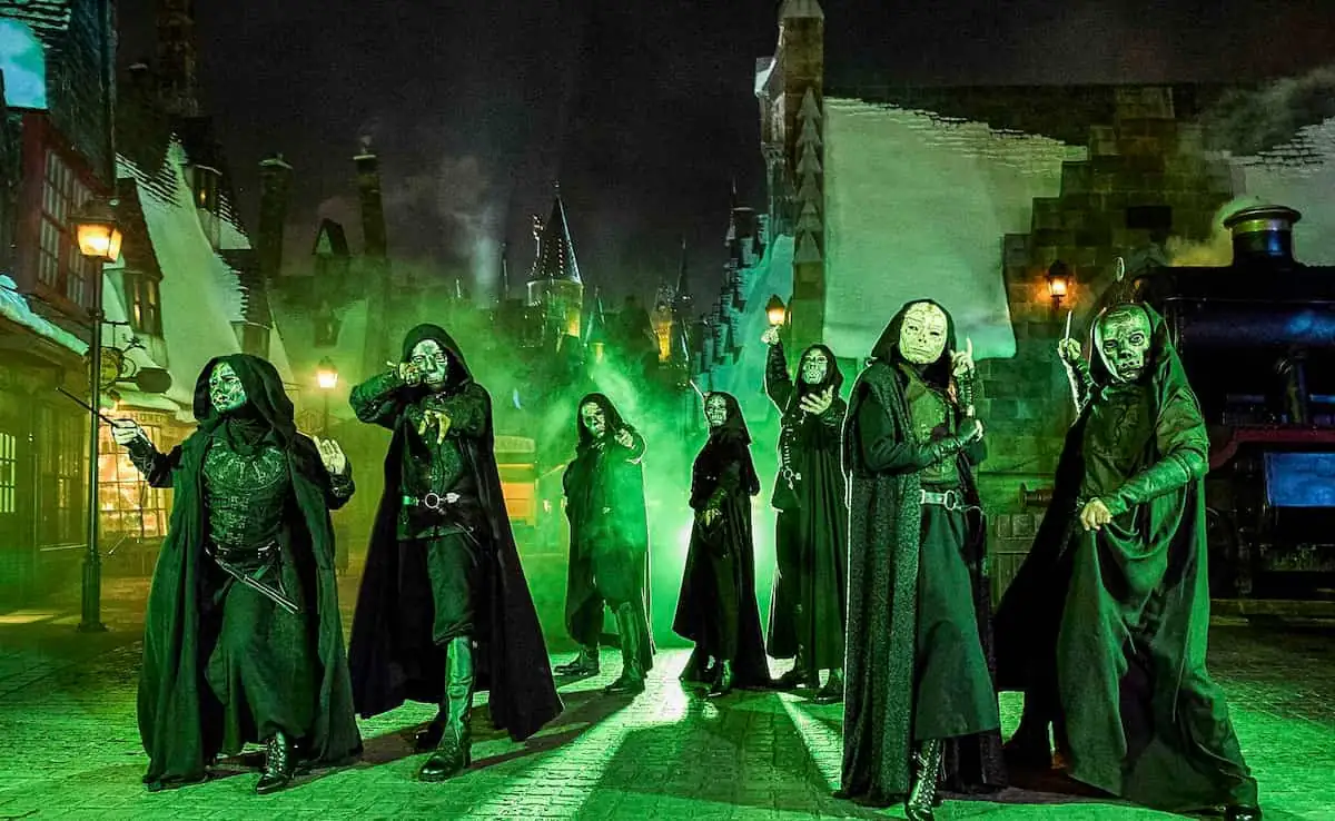 Los mortífagos de Harry Potter llegan a Universal Orlando para celebrar Halloween