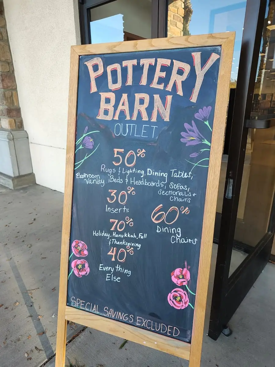 camarillo premium outlet pottery