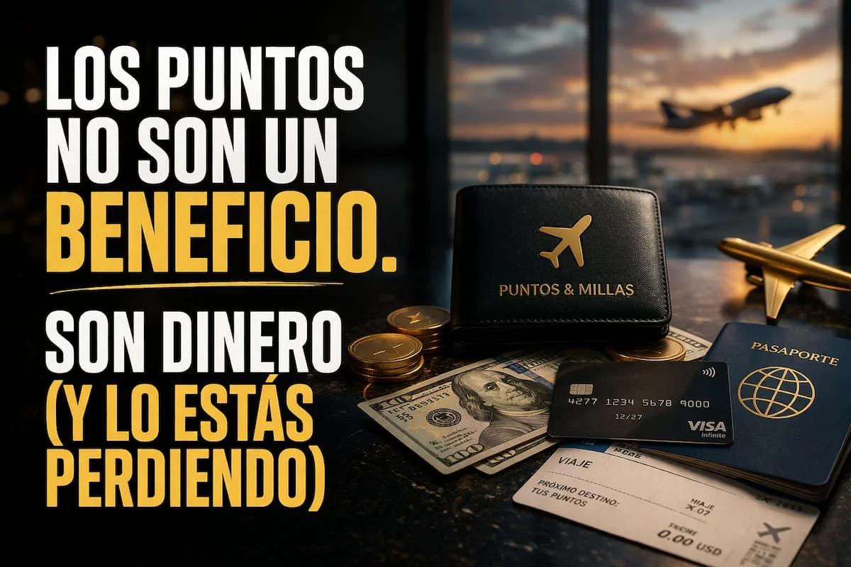 Cómo usar los puntos de tarjetas para viajar Infografía: 'Los puntos no son un beneficio, son dinero'